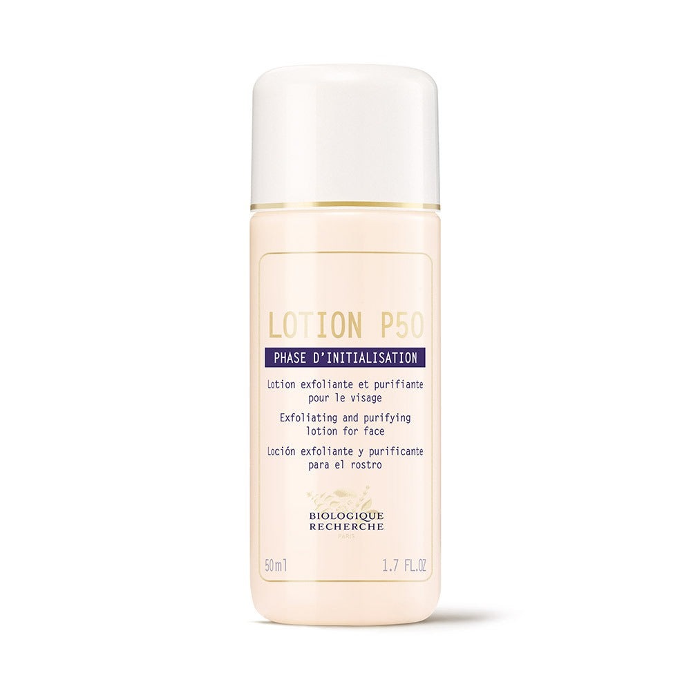 Confezione di Lotion P50 Biologique Recherche, tonico purificante che riduce l'aspetto lucido e i punti neri